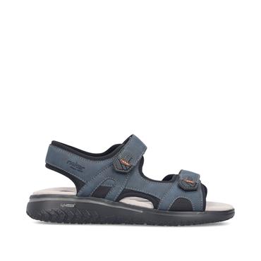 Rieker Men Lukas Twin Velcro Sandal - Navy